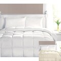 Asuka Solid White Goose Down Comforter