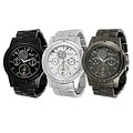 Geneva Platinum Chronograph-style Link Watch