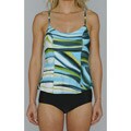 Island Love Young Missy 'Northern Lights' Faux Tankini Swimsuit