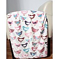 Thro Birds Baby Blanket