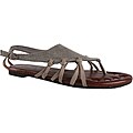 Jacobies by Beston Women's 'Good-06' Grey Sandals