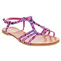 Riverberry Women's 'Maniac' Fuchsia Floral Sandals