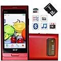 SVP SN-9 Dual SIM Red Unlocked GSM Cell Phone with 32GB Micro SD