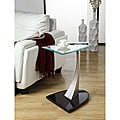 ETHAN HOME Ryde U-shaped Tempered Glass Steel Modern End Table