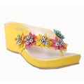 Bolaro by Beston Women's Yellow Thong Sandals