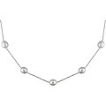 14-karat White-gold 18-inch Gray AAA Freshwater Pearl Necklace