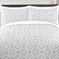 Sweet JoJo Designs Grey and White Diamond 3-piece Full / Queen-size Bedding Set