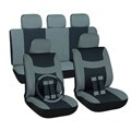 16-piece Grey Car Seat Cover Automotive Set