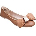 Riverberry Women's 'Sami' Natural Bow-front Ballet Flats