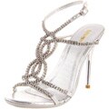 Celeste Women's 'Ocean-11' Women's Silver Rhinestone Pump