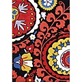 Me & Mom Black Hand-Tufted New Zealand Wool Blend Rug (8'x10')