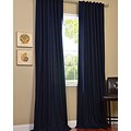 Navy Faux Cotton Cotenza Curtain Panel
