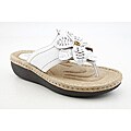 Clarks Artisan Women's Latin Palm White Sandals
