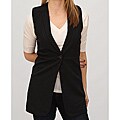 Norma Jeane Juniors Black Sleeveless Blazer