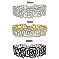 Finesque Diamond Accent Flower Bracelet