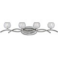 Cosmo 4-light Bath Vanity in Satin Nickel Finish