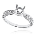 14kt White Gold 0.50ct TDW Diamond Engagement Ring
