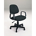 Mandy Pneumatic Lift Black Fabric Office Chair