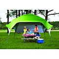 Fast Set Instant Pop Up Wing Canopy with Adjustable Rear Wall (10' x 10')