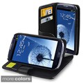 Leather Case with Credit Card Wallet for Samsung Galaxy S III i9300