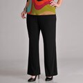 AnnaLee + Hope Women's Plus Black Pants