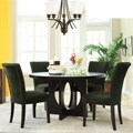 Westmont 5-piece Moss Corduroy 54-inch Round Dining Set