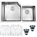 Ruvati 16-gauge Stainless Steel 33-inch Double Bowl Undermount Kitchen Sink