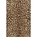 Animal Prints Leopard Gold Non-Skid Area Rug (3'3 x 5'3)