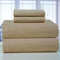 Pointehaven Linen Solid heavy weight flannel sheet set