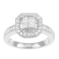 14k White Gold 3/4ct TDW Diamond Engagement Ring (H-I, I1-I2)