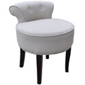 Blaire Beige Vanity Bench