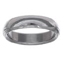 Men's Tungsten Carbide Dome Wedding Band (5.5 mm)