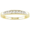 Miadora 14k Gold 1/4ct TDW Round Diamond Anniversary Ring
