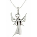 CGC Sterling Silver Angel Necklace