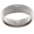 Men's Titanium 7mm Satin and Polish Band (7 mm)