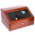 Four Winder Cherry Finish Watch Box for 10 Watches