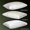 Three-density 350 Thread Count Damask Stripe Outer Down Pillow