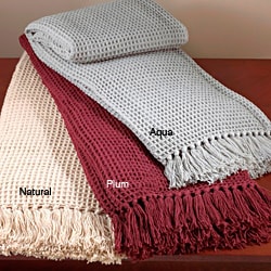 Waffle Design Throw
