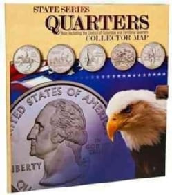 State Series Quarters Collector Map (Hardcover)