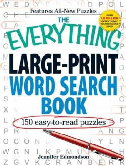 The Everything Large-Print Word Search Book: e50 Easy-to-Read Puzzles (Paperback)