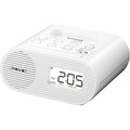 Sony ICFC05IPWHT Desktop Clock Radio - 0.8 W RMS - Stereo - Apple Doc