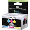 Lexmark 200XL Ink Cartridge - Cyan, Magenta, Yellow