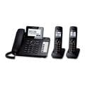 Panasonic KX-TG6672B Standard Phone - 1.90 GHz - DECT - Black