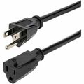 StarTech.com 10 ft 14 AWG Power Cord Extension - NEMA 5-15R to NEMA 5