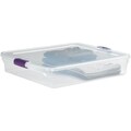 Homz Latching Clear Storage - 56 Qt