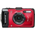 Olympus Tough TG-2 iHS 12 Megapixel Compact Camera - Red