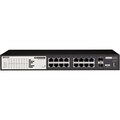 Buffalo 16-Port Rackmount Gigabit 802.3at PoE Web Managed Switch