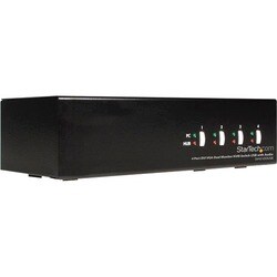 StarTech.com 4 Port DVI VGA Dual Monitor KVM Switch