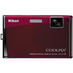 Nikon Coolpix S60 Red Point & Shoot Digital Camera