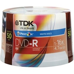 TDK 16x DVD-R Media